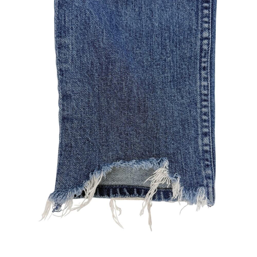 Mother Superior The Flirt Cold Feet Frayed Distressed Denim Jeans Sz 28 Ankle - Picture 5 of 12